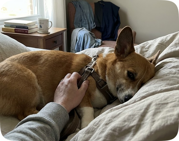 Less interested in walks, quits fetch early